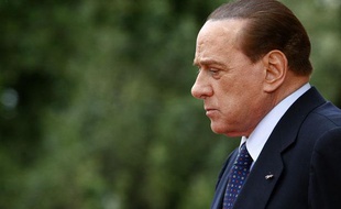 Le Premier ministre italien Silvio Berlusconi à la Villa Doria Pamphili, à Rome, le 3 juin 2011.