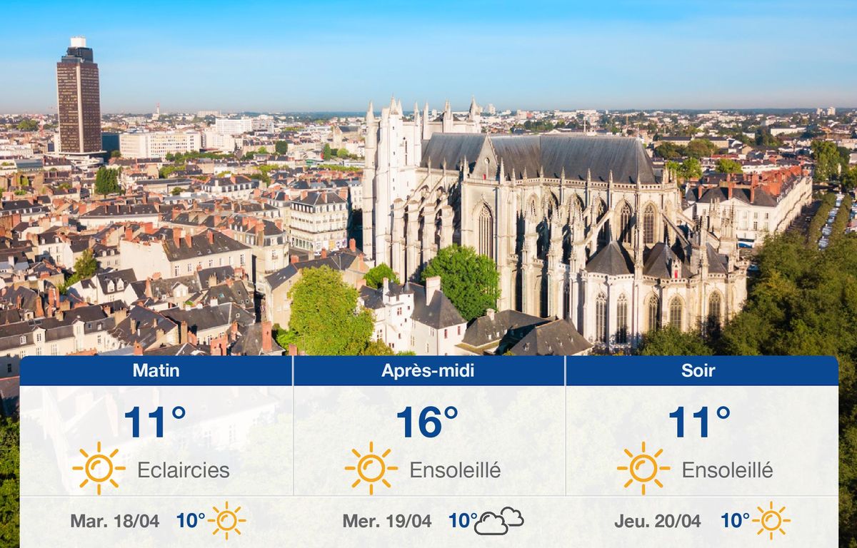 Météo Nantes: Prévisions du lundi 17 avril 2023