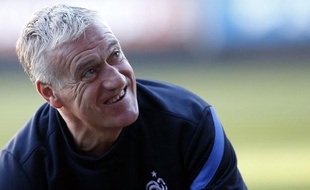 Didier Deschamps, le sélectionneur de l'équipe de France, le 15 octobre 2012, à Madrid.