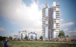 L'immeuble Chromosome sera construit dans le quartier Beauregard et sera haut de 19 étages.