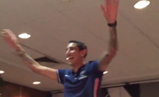 Capture d'écran du bizutage de Di Maria