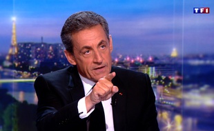 Nicolas Sarkozy au 20 Heures de TF1, le 22 mars 2018.