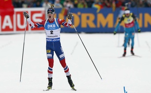 « Martin Fourcade encore battu par Johannes Boe. »