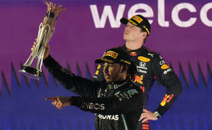 Lewis Hamilton a remporté le GP d'Arabie Saoudite, le 5 décembre 2021.