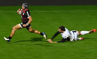Malgré un retour à la compétition contrasté contre Agen, Cheslin Kolbe a inscrit un essai.