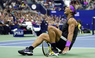 Nadal après sa victoire à l'US open 2019