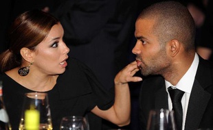 Eva Longoria et Tony Parker lors d'un congrès à Washington, le 15 septembre 2010