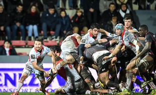 Le demi de mêlée Mathieu Lorée croit au maintien du LOU, qui a six journées pour rattraper les six points séparant les Lyonnais des premiers non relégables. FREDERIC LANCELOT/SIPA