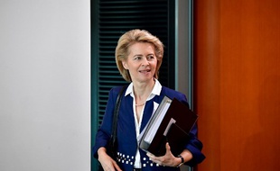 Ursula von der Leyen, candidate officielle à la présidence de la commission européenne.
