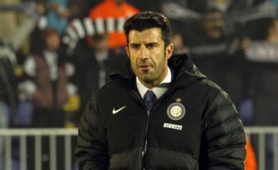 L'ancien joueur du Real et de l'Inter Milan Luis Figo, en 2012