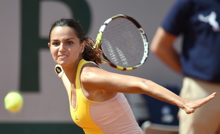 Amandine Hesse à Roland Garros le 27 mai 2015.