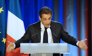 Nicolas Sarkozy à Nancy, le 3 novembre 2014.