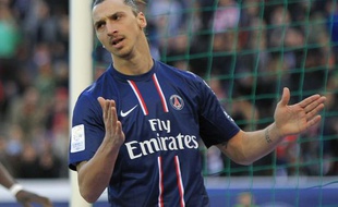 L'attaquant du PSG, Zlatan Ibrahimovic, lors d'un match de L1 contre Nancy, le 9 mars 2013.