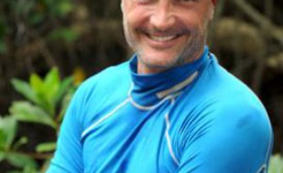 Le footballer Franck Leboeuf dans l'émission Koh-Lanta diffusée vendredi 26 mars.