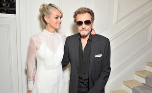 Mandatory Credit: Photo by Swan Gallet/WWD/REX/Shutterstock (5744598o)
Laeticia Hallyday and Johnny Hallyday in the front row
Christian Dior show, Autumn Winter 2016, Haute Couture Fashion Week, Paris, France - 04 Jul 2016