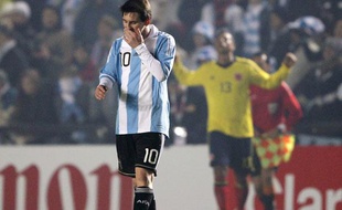 Lionel Messi face à la Colombie, le 6 juillet 2011