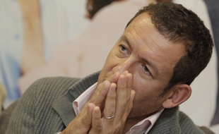 Villeneuve-d'Ascq, le 14 janvier 2014. L'acteur et réalisateur français Dany Boon donne une conférence de presse pour l'avant-première de « Supercondriaque ».
