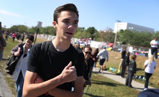 David Hogg a survécu à la tuerie perpétrée dans un lycée de Parkland (Floride)