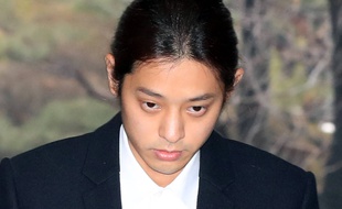 Le chanteur de K-pop Jung Joon-young.