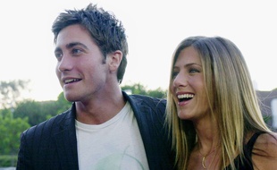 Jake Gyllenhaal et Jennifer Aniston arrivent à une avant première de «The Good Girl», à Los Angeles, le 7 août 2002.