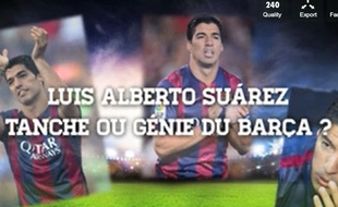 Luis Suarez va effectuer son retour lors du Clasico entre Barcelone et le Real Madrid, le 25 octobre 2014.
