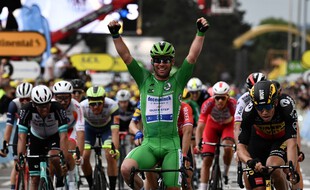 Cavendish remporte sa troisième étape depuis le début du Tour.
