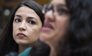 Les élues du Congrès Alexandria Ocasio-Cortez et Rashida Tlaib à Washington, le 12 juillet 2019.