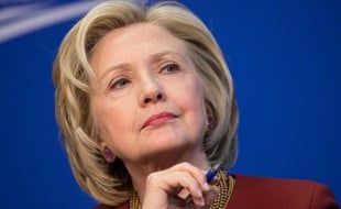 La démocrate Hillary Clinton lors d'un débat à Washington, le 26 mars 2015