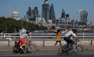 La City à Londres, quartier d'affaires de la capitale.