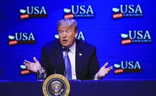 Le president Donald Trump samedi 23 juin 2018.