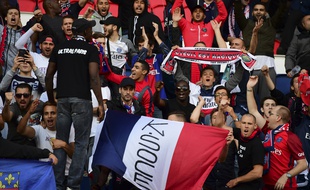 Les Ultras groupés, au Parc, samedi 1er octobre