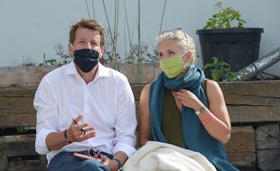 Yannick Jadot et Delphine Batho, tous deux candidats à la primaire écolo.
