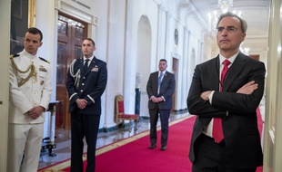 Pat Cipollone, qui dirige l'équipe de défense de Donald Trump, à Washington, en mai 2019.