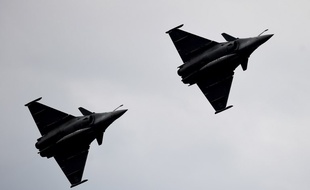 Deux Rafale dans le ciel de Biscarosse, le 9 juin 2018 (image d'illustration).