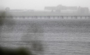 Vue du complexe pénitentiaire de Rikers Island, à New York, le 16 mai 2011.
