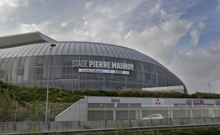 Le stade Pierre Mauroy, à Villeneuve d'Ascq, près de Lille