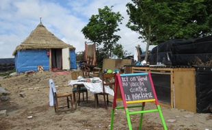 La maison d'Alpha, l'un des créateurs de l'école des Arts et des métiers du camp de Calais