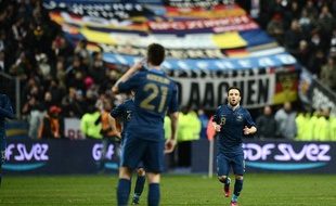 Mathieu Valbuena au Stade de France le 6 février 2013, contre l'Allemagne.