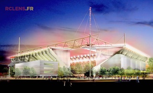 Image du stade Bollaert-Delelis rénové.