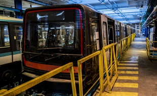 Le nouveau train de la ligne 14.