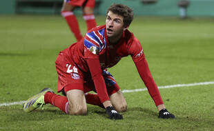 Thomas Mueller du Bayern Munich, lors du match perdu contre Holstein Kiel, le 13 janvier 2021.
