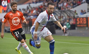 Mathieu Valbuena a été titularisé pour la 1ère fois depuis 5 mois lors de Lorient-Lyon, le 24 septembre 2016.