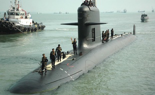 Un sous-marin Scorpène. (Illustration)