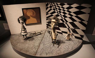 Une des oeuvres réalisées par Tim Burton et exposées à la Cinémathèque française du 7 mars au 5 août 2012.