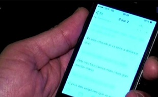 Capture d'écran du zap télé du 18 décembre 2013.
