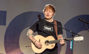 Le chanteur Ed Sheeran