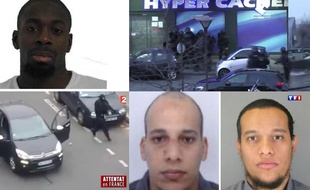 Illustration des attentats de janvier 2015, à Paris.