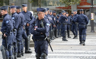 Un groupe de policiers CRS (illustration).