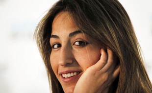 La joueuse de tennis française Aravane Rezaï, lors d'une conférence de presse à Coubertin, le 7 février 2011 à Paris.