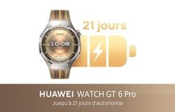 21 jours d’autonomie avec la nouvelle montre connectée HUAWEI Watch GT 6